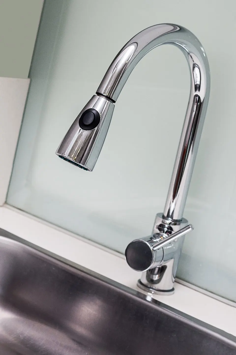 Three-way kitchen faucet