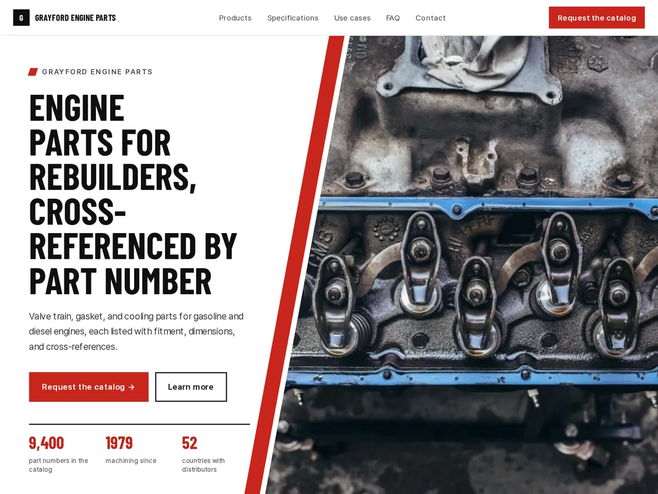 Auto Parts Catalog Template — example of a generated brochure