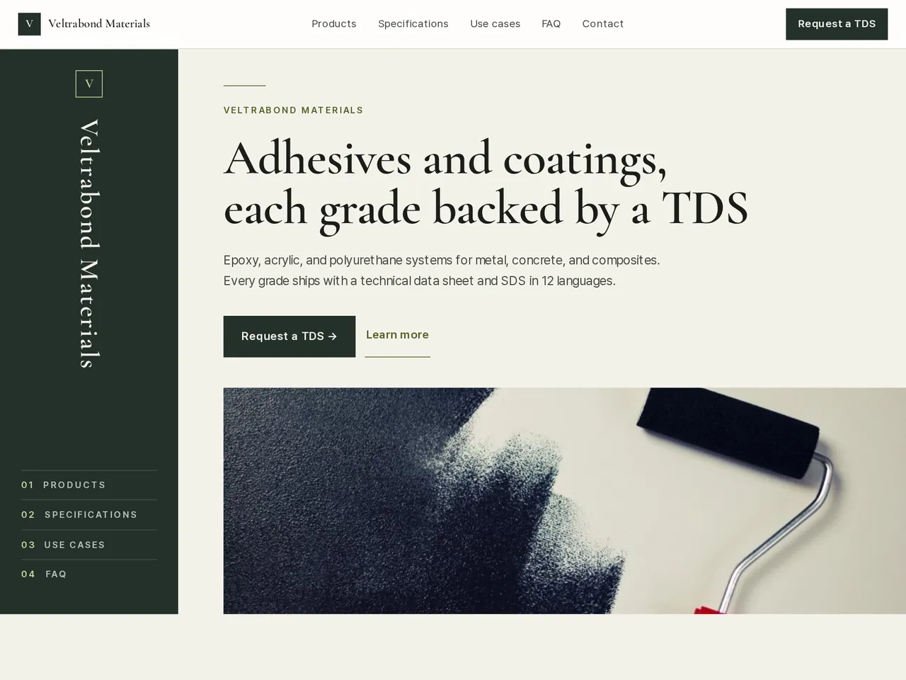 Chemical & Materials Catalog Template — example of a generated brochure