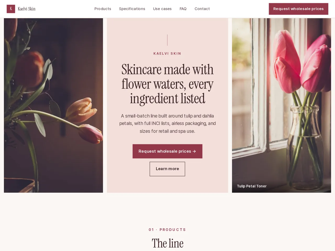 Cosmetics Catalog Template — example of a generated brochure