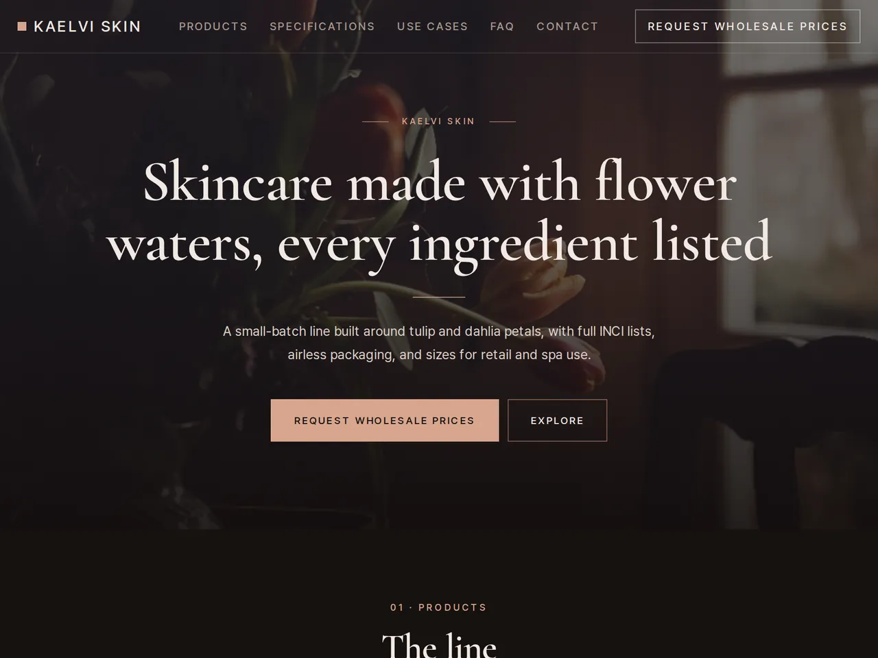 Cosmetics Catalog Template — example of a generated brochure