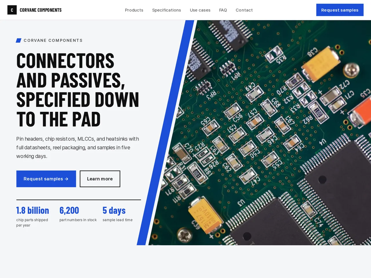 Electronic Components Catalog Template — example of a generated brochure