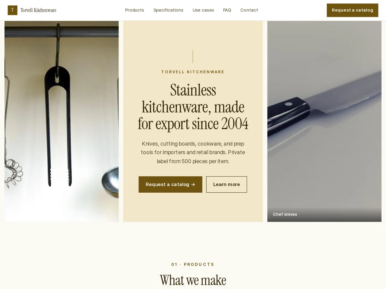 Export Company Profile Template — example of a generated brochure