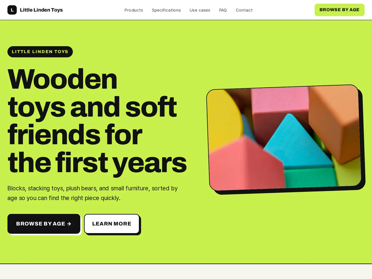Interactive Product Catalog — example of a generated brochure