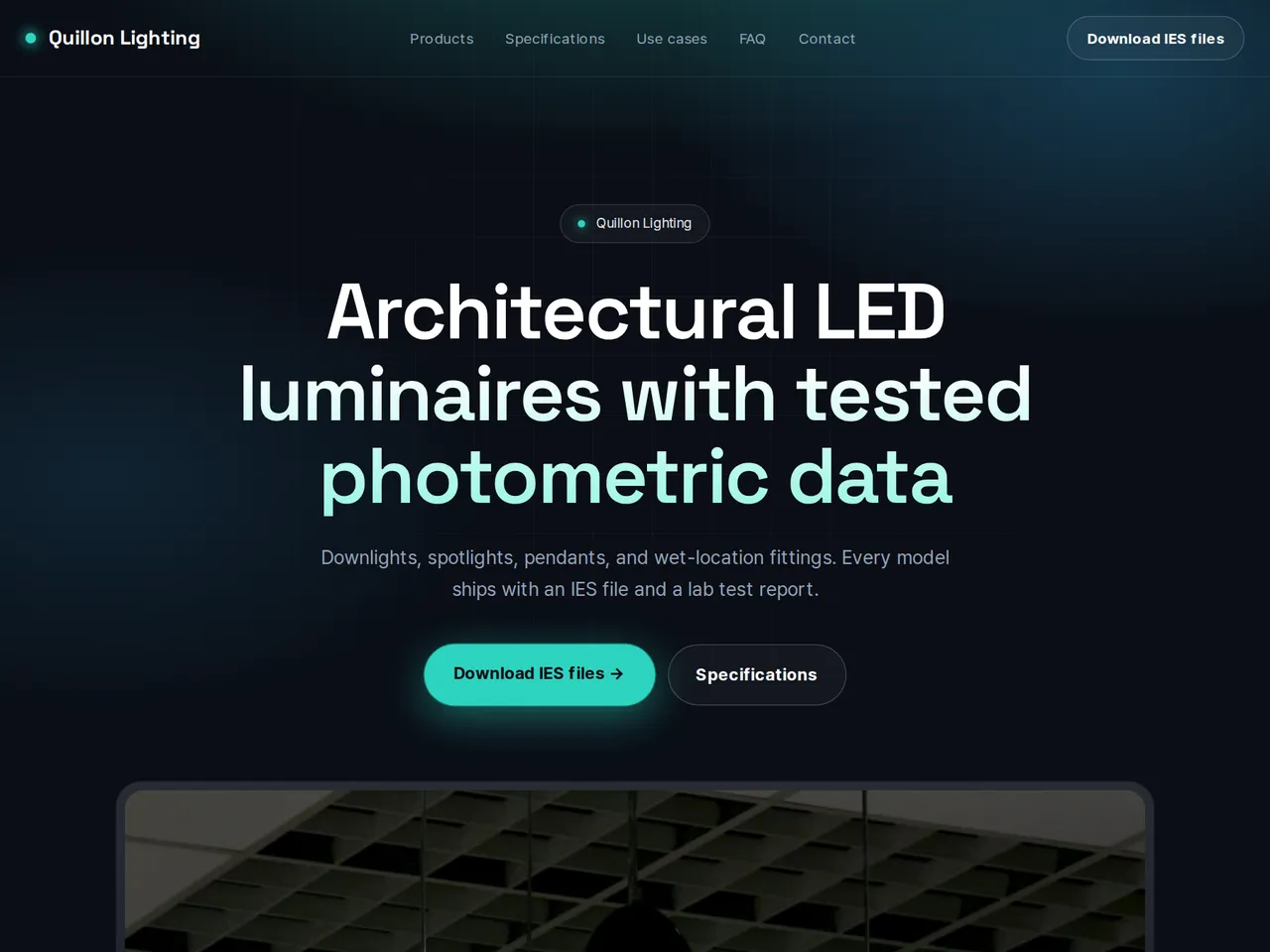 LED Lighting Catalog Template — example of a generated brochure