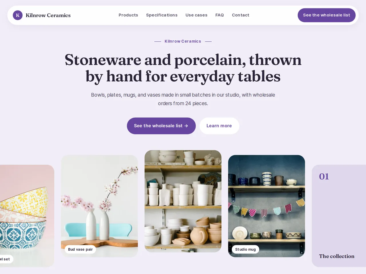 Product Catalog Template — example of a generated brochure