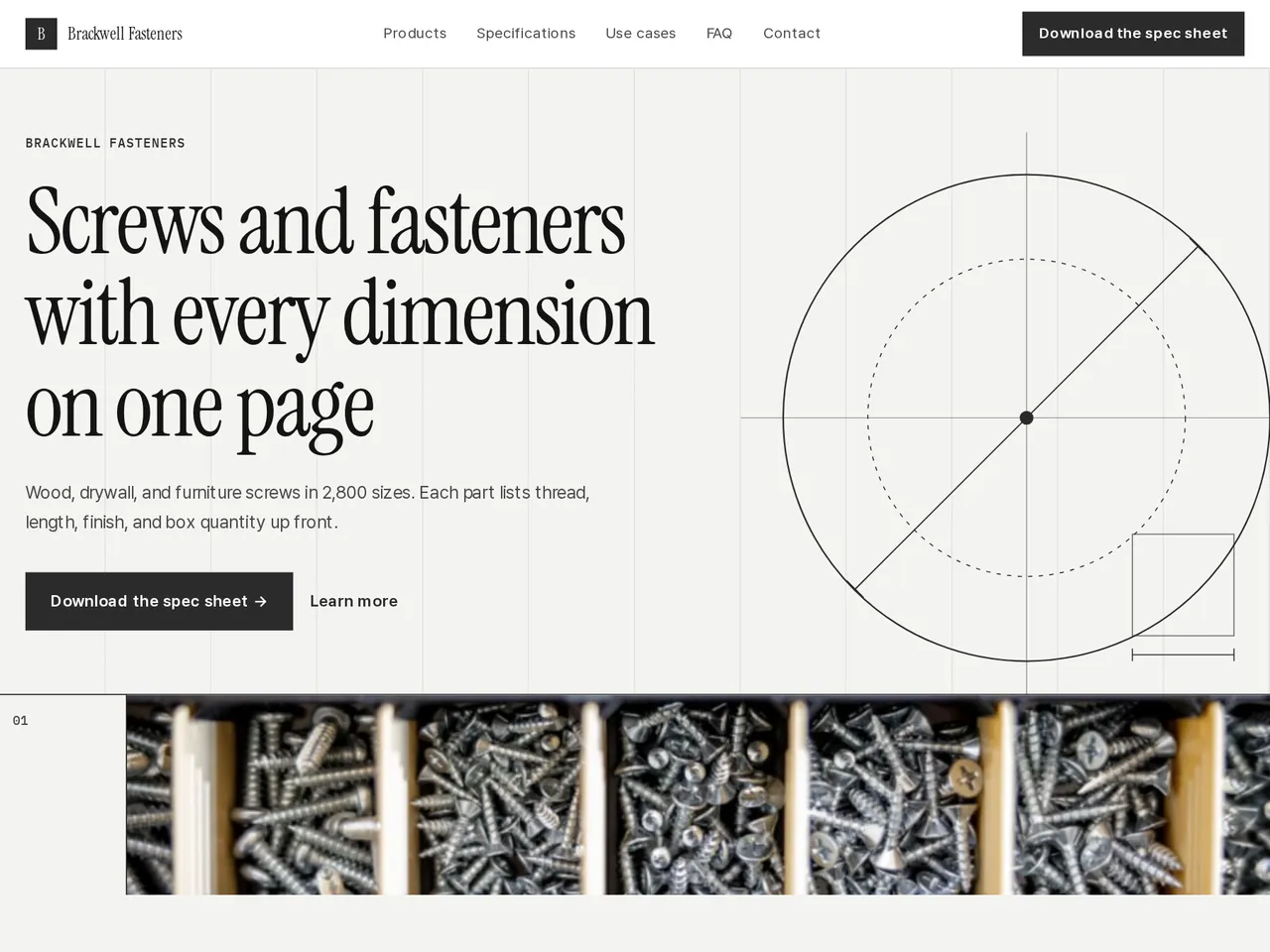 Spec Sheet to Website — example of a generated brochure