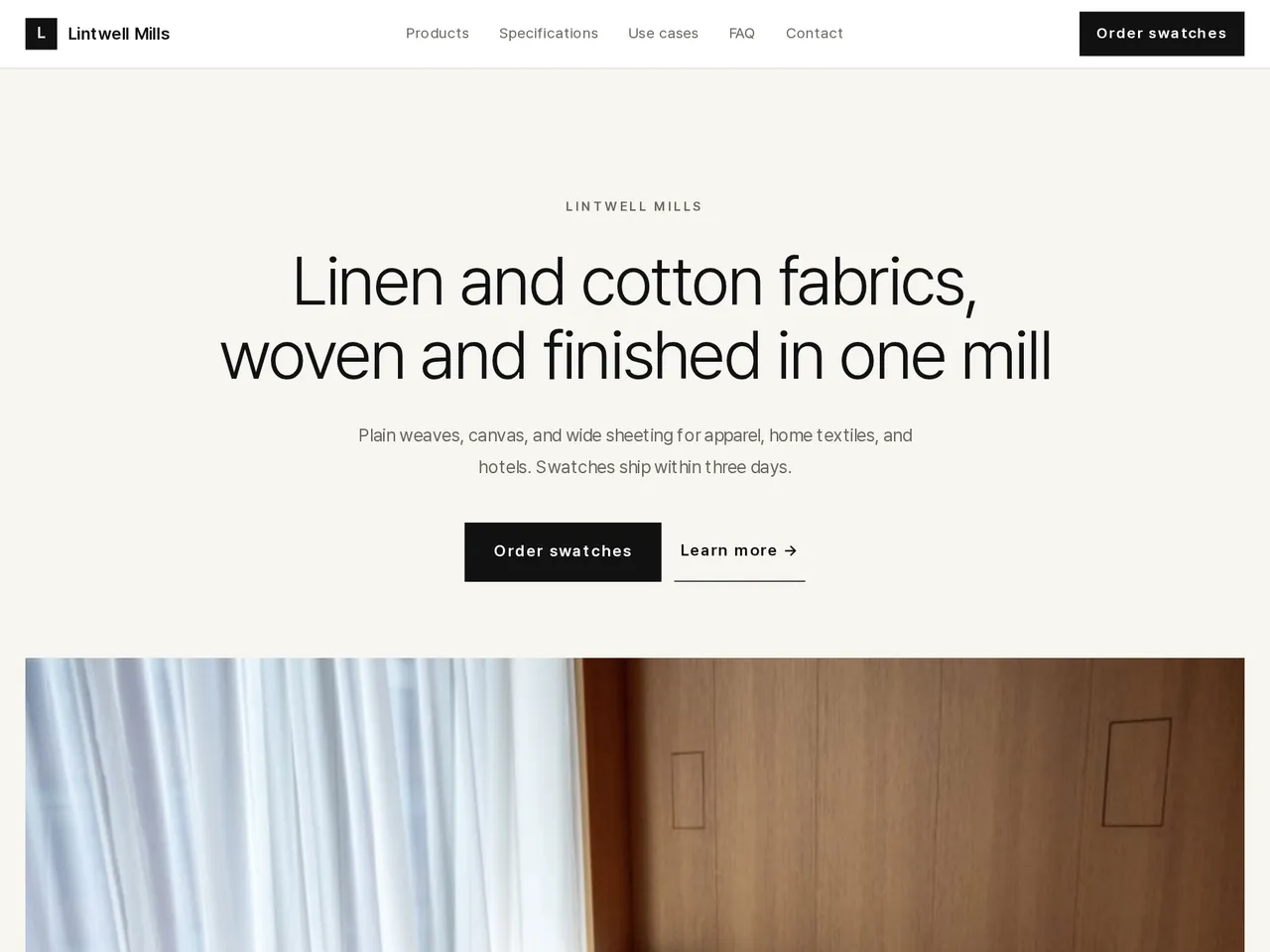 Textile & Fabric Catalog Template — example of a generated brochure
