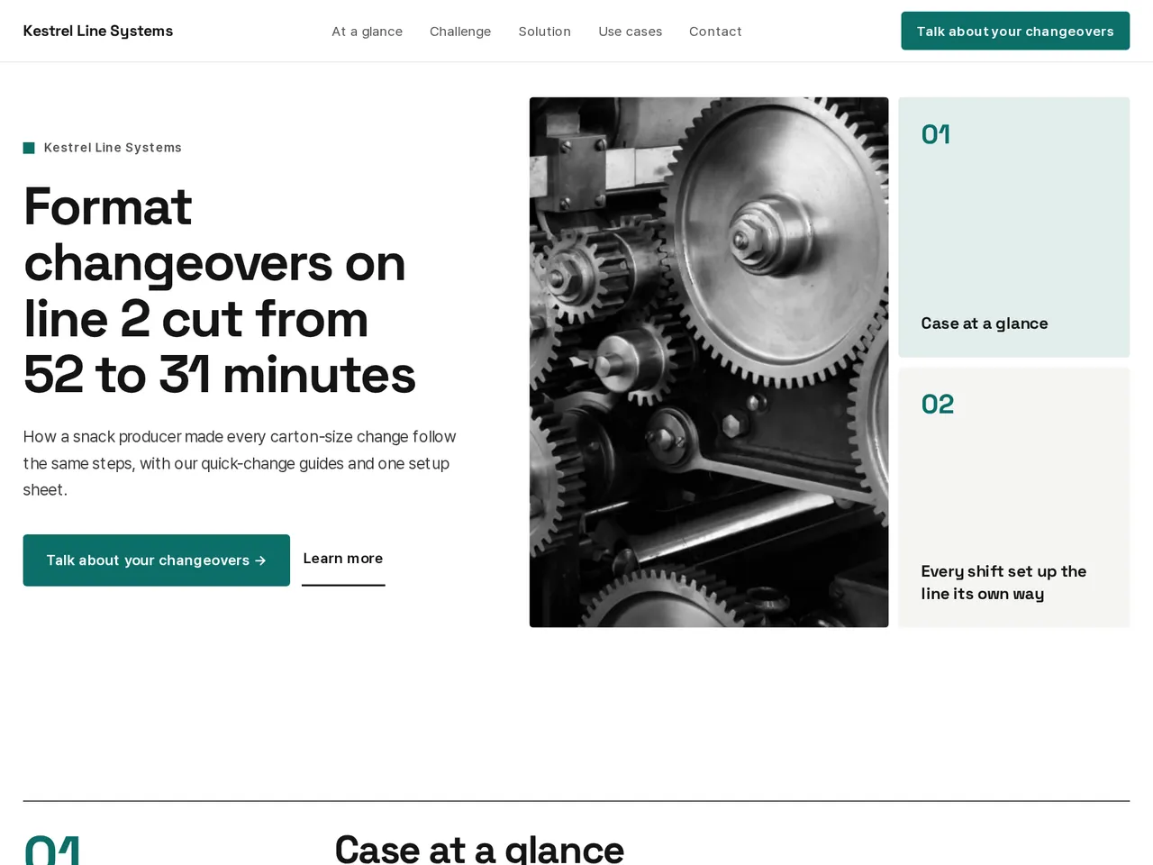 Customer Case Study Template — example of a generated brochure